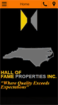 Mobile Screenshot of halloffameproperties.com